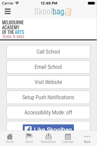 Melbourne Academy of the Arts School of Dance - Skoolbag screenshot 4