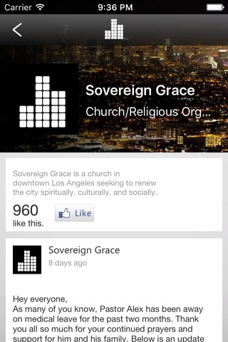 Sovereign Grace LA screenshot 3