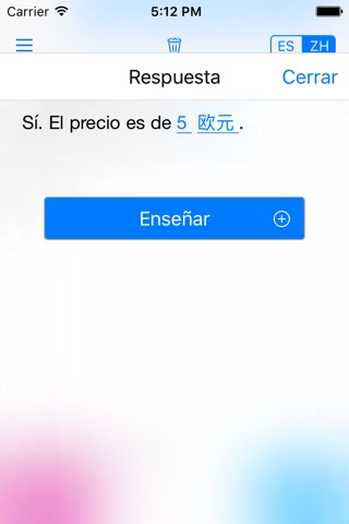 Yocoy : Traductor inteligente de Español a Chino. screenshot 4