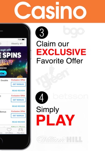 Casino Bonus Offers - Play Casino With The Best Offers From Slotty Vegas & More screenshot 2
