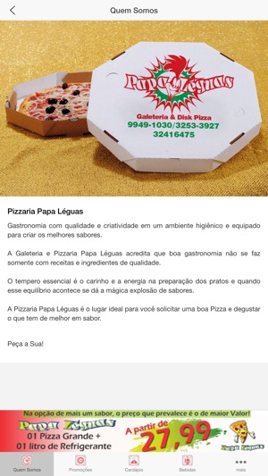 Pizzaria Papa Léguas(圖2)-速報App