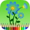 Icon Flower Coloring Book - Learn drawing and painting for kids