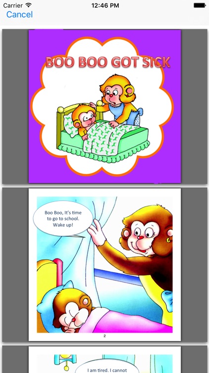 Kids Story - Little Monkey Boo Boo Free