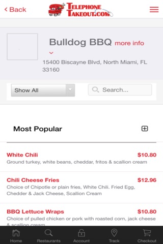 Telephone Takeout Restaurant Delivery screenshot 3