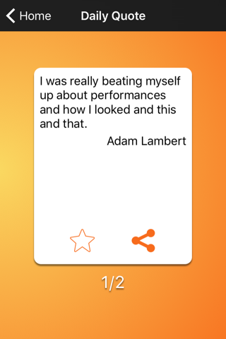 Daily Quotes - Adam Lambert Version screenshot 3