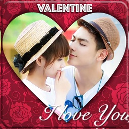 Valentine Photo Frame Love