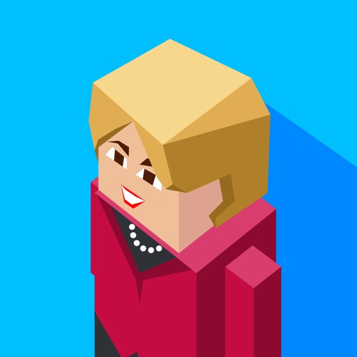 Hillary Go! - Catch Trumpet on the Cloud Path iOS App