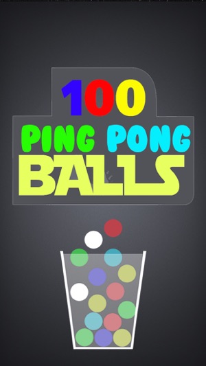 100 Ping Pong Balls-Fall Catch(圖1)-速報App