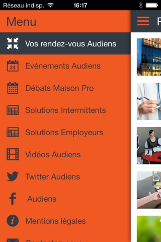 Audiens enScène : l'actu professionnelle du Festival d'Avignon, et les services Audiens pour les artistes, techniciens et intermittents du spectacle screenshot 2
