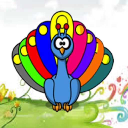 Beautiful Peacock Game Icon