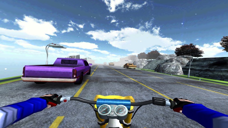 3D First Person Motorcycle Rider - eXtreme Traffic Highway Bike Racer Game FREE Version