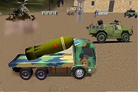 Military Cargo Transport : Army War Missile Cargo Truck Driving & Parking 3D screenshot 4