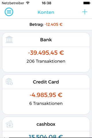 Cashbox.cash - Personal cloud based finance diary screenshot 3