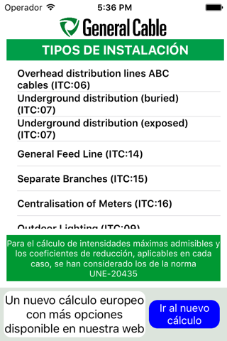 General Cable LV screenshot 2