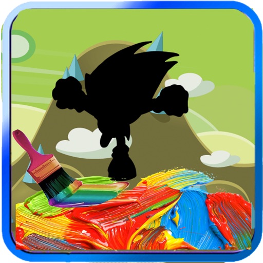 Paint For Kids Game sonic Hedgehog Edition