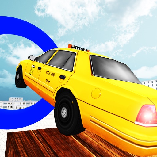 Modern Taxi Extreme Stunts Simulator 3D - Real Duty Driver Taxi Crazy Stunts & Parking Test Game