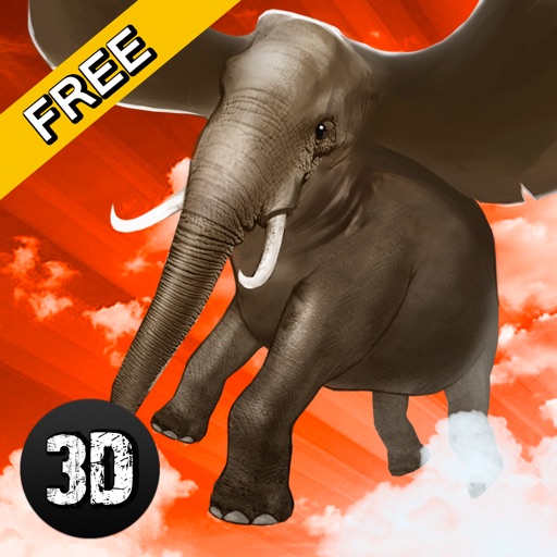 Wild Flying Elephant Simulator 3D iOS App