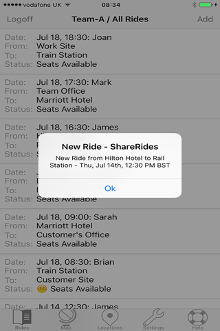 Share Rides screenshot 4