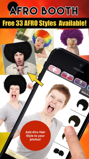 Afro Booth : Add Afro Style to photos