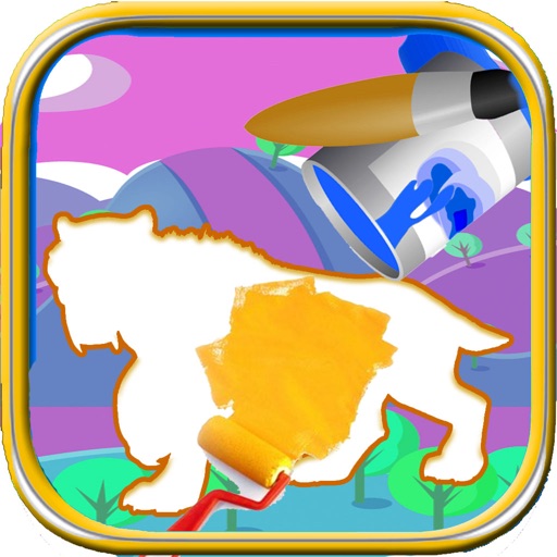 Color For Kids Game Ice Age  Edition Icon