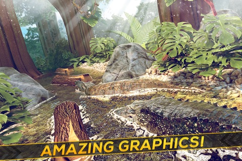 Alligator Simulator | Wild Animal Crocodile Run Games For Free screenshot 3