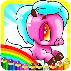 Activities of Pony Games For Girls - My Coloring Book Little Kid