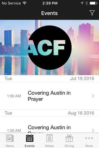 Austin Christian Fellowship screenshot 2