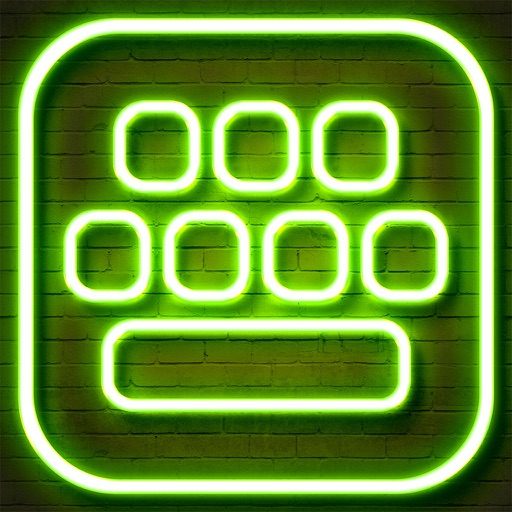 Neon LED Keyboard – Glow Keyboards for iPhone with Colorful Themes and Fonts iOS App