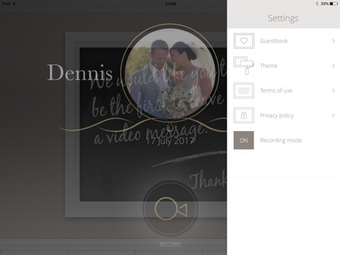 Wedding Kiosk - The interactive guestbook for your wedding screenshot 4