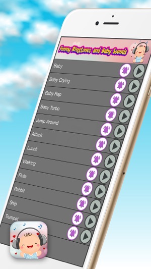 搞笑鈴聲和嬰兒的聲音 – 滑稽曲調的最好的收集和孩子們笑的(圖3)-速報App
