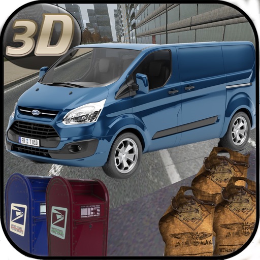 City Mail Delivery Van Sim HD