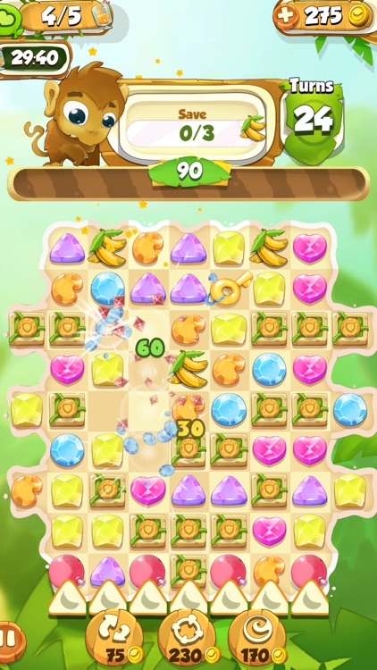 Gems World Match 3 Puzzle - Jewel Adventure Games screenshot-4