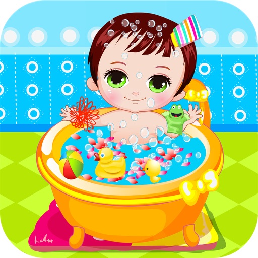Baby bathing game | baby shower game HD iOS App