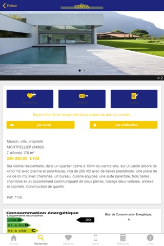 Costa Immobilier screenshot 2