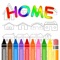 Kids Colouring Book Home