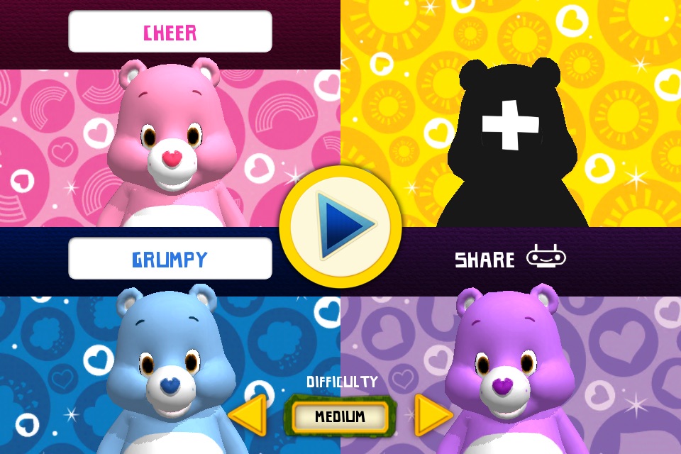 Rainbow Slides: Care Bears! screenshot 2