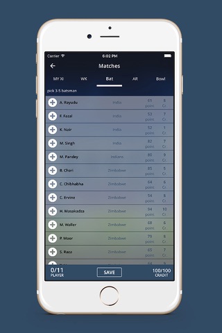 Fantasy Cricket Pro screenshot 2