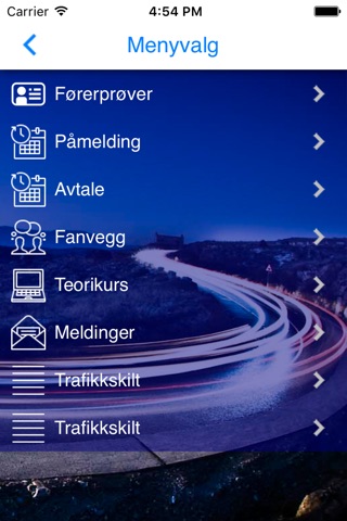 Halvors Trafikkskole screenshot 3