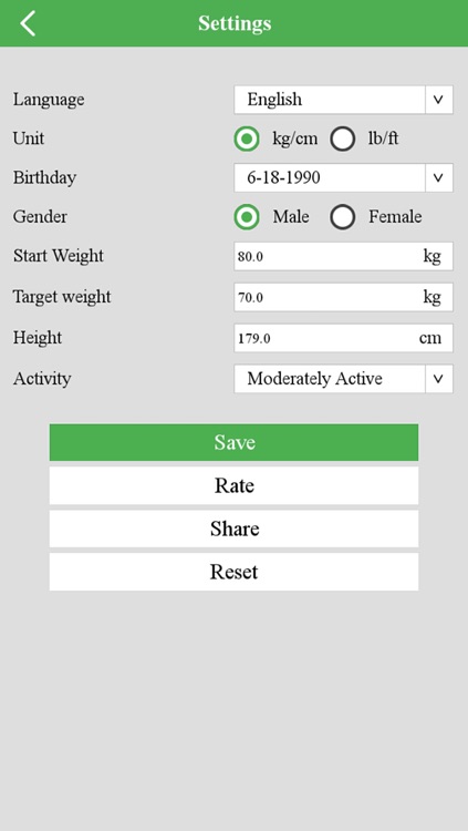 BMI, body, weight Tracker screenshot-3