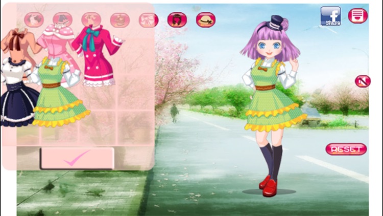 Cute Anime Girl: Dress up Game