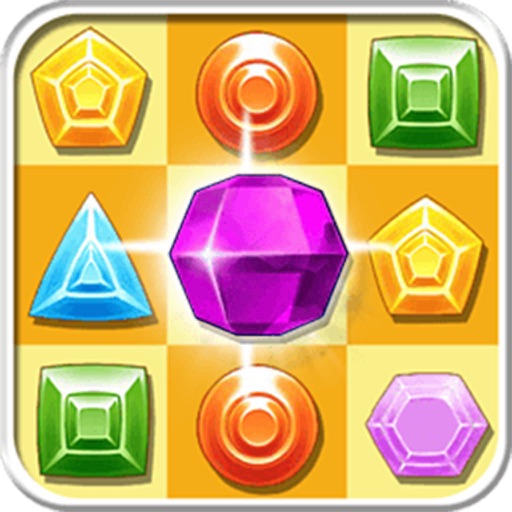 Jewel Stars Crush 3  - Magic Match Switch iOS App