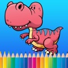 Amazing Dinosaur Coloring Book for Kids - All Pages Coloring and Painting Book Games Free