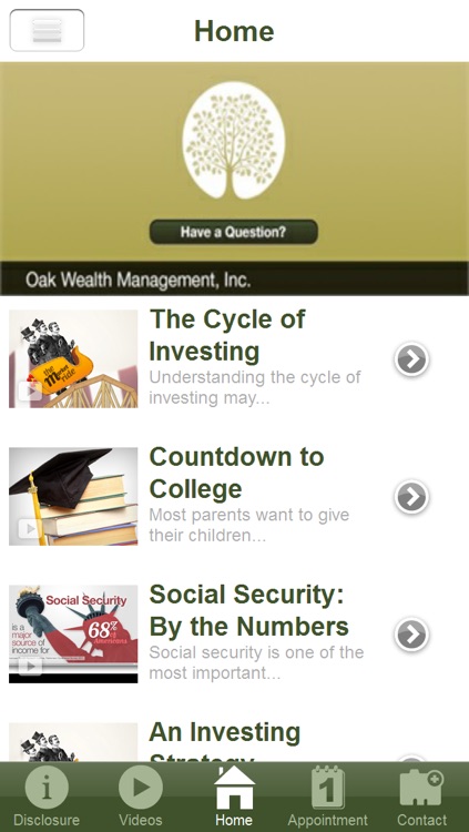 Oak Wealth Management, Inc.