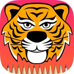 The Tiger Coloring Book Learn to draw and color cheetah panther and more