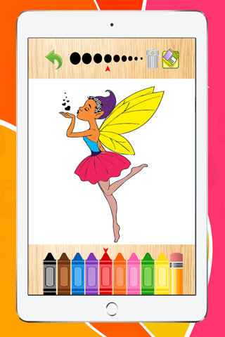 Princess Coloring Book Pages Game for Preschool screenshot 2