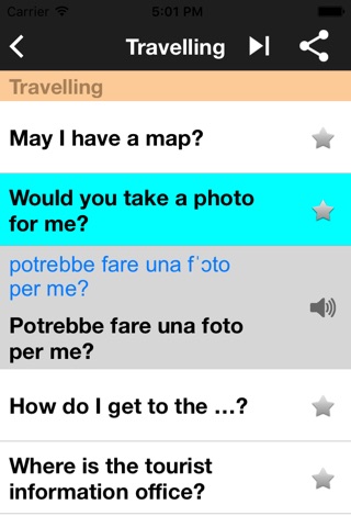 English - Italian Phrasebook screenshot 2
