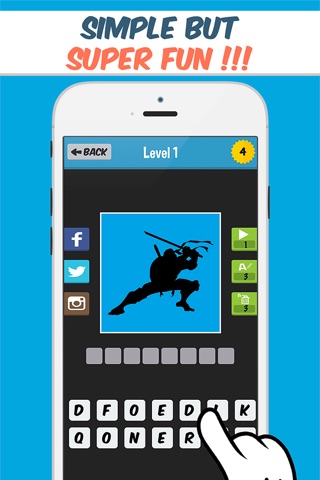 Guess the Shadow - "Famous Characters" quiz free trivia puzzle game screenshot 4