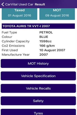 CarVital Used Car - How to buy, MOT & checklists screenshot 2
