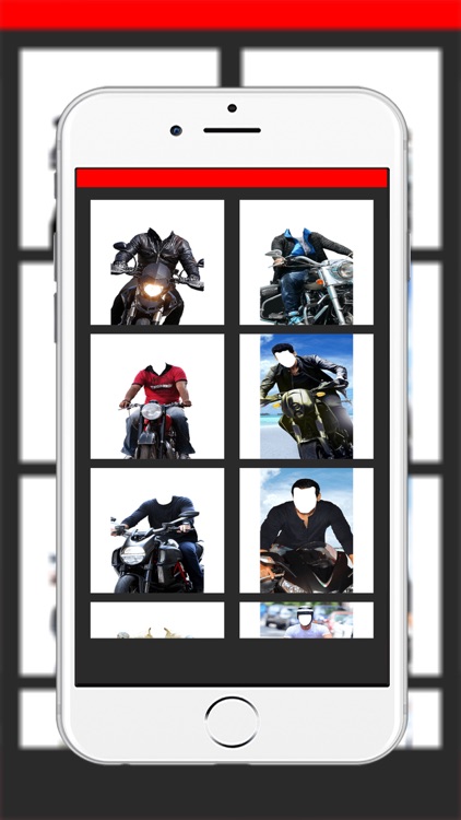 Men's Motorcycle Suit- New Photo Montage With Own Photo Or Camera screenshot-3