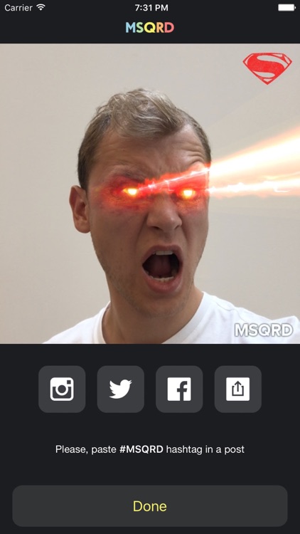 MSQRD — Live Filters & Face Swap for Video Selfies screenshot-4